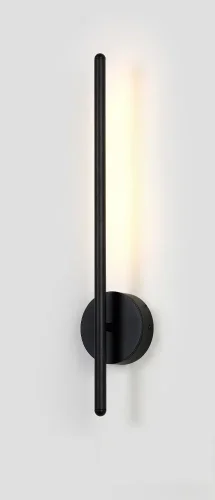 Бра LED VERDE AP L500 BLACK Crystal Lux чёрный на 1 лампа, основание чёрное в стиле хай-тек  фото 2